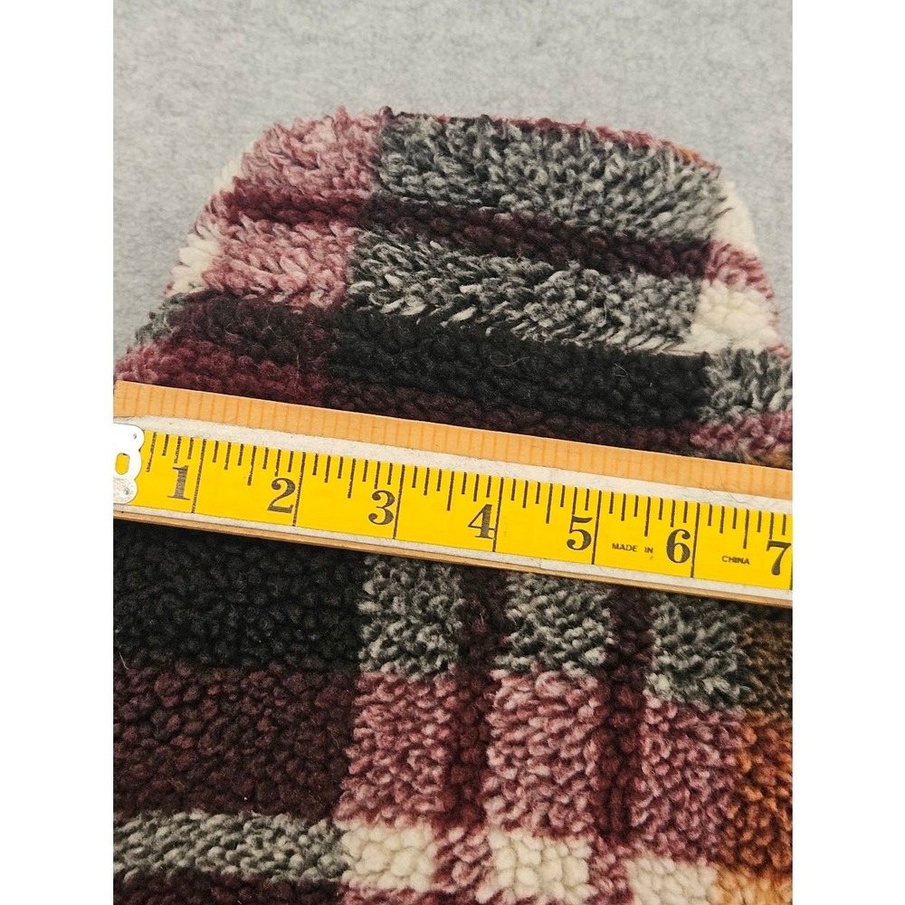 AE Sherpa Plaid Shirt Jacket Woman's Size S - Picture 10 of 10